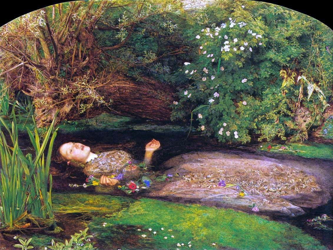 Sir Everett Millais Ophelia - Hand Painted Oil Painting
