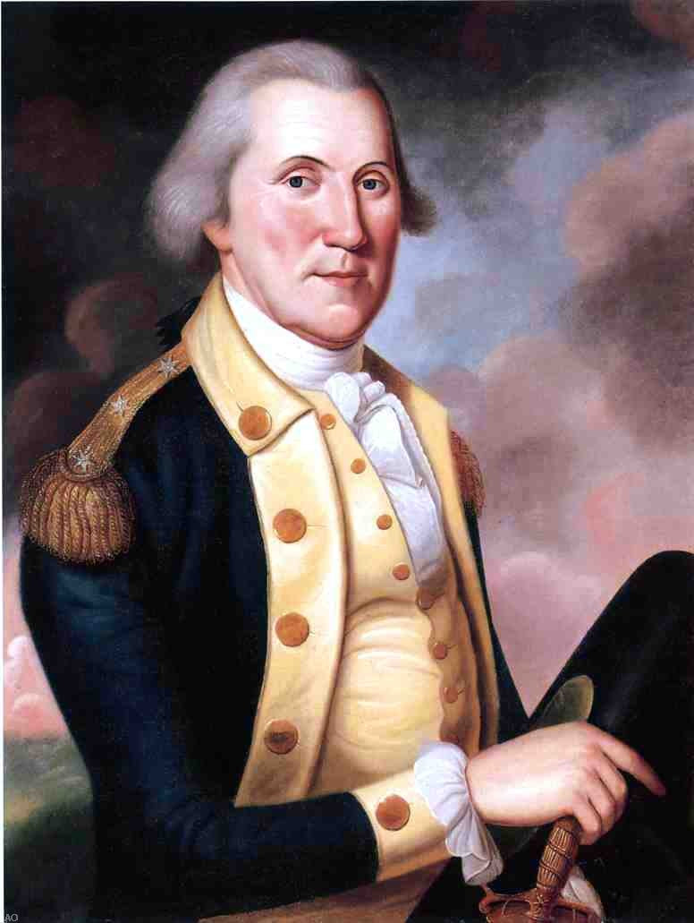Charles Peale Polk Portrait of George Washington - Hand Painted Oil Painting