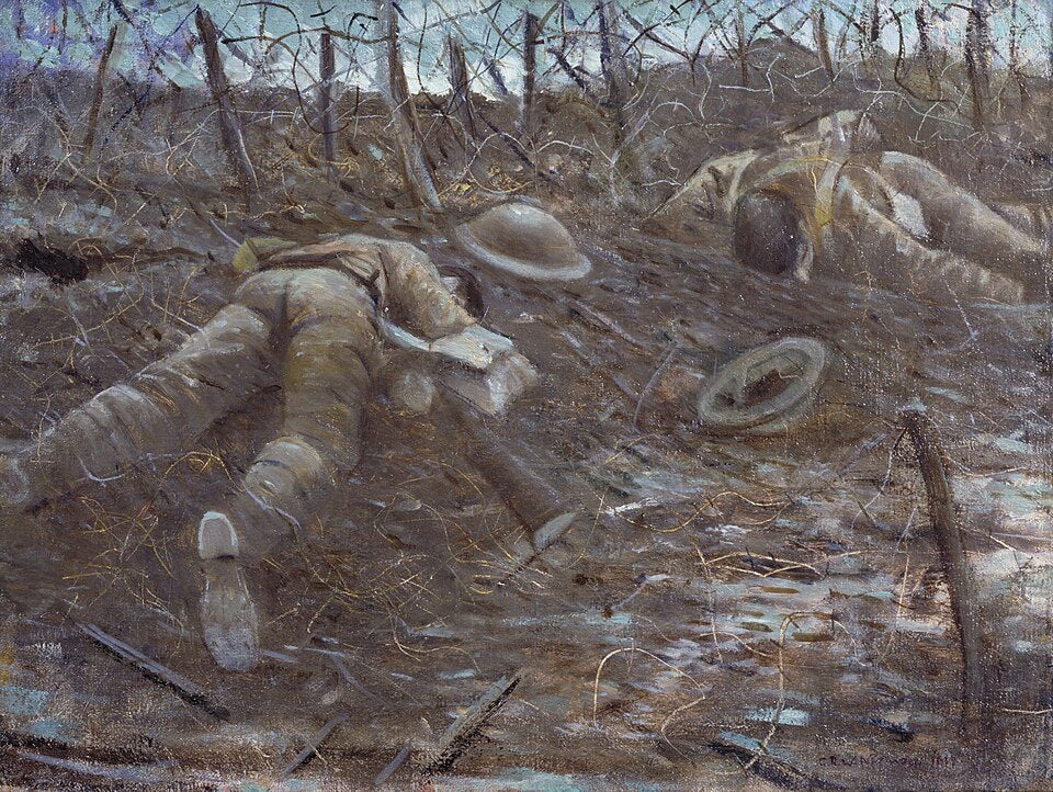 C. R. W. Nevinson Paths of Glory - Hand Painted Oil Painting