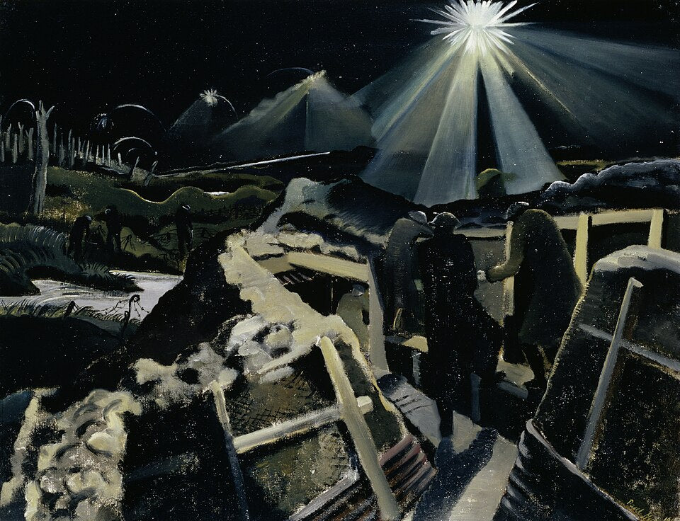 Paul Nash The Ypres Salient at Night - Hand Painted Oil Painting
