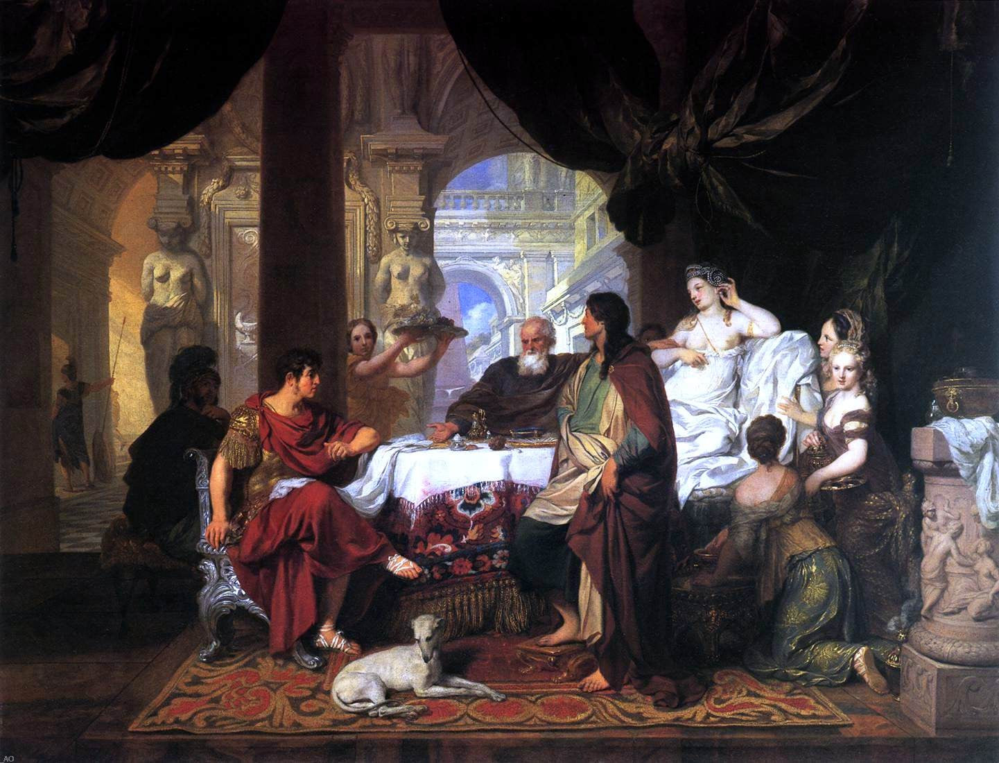 Gerard De Lairesse Cleopatra's Banquet - Hand Painted Oil Painting