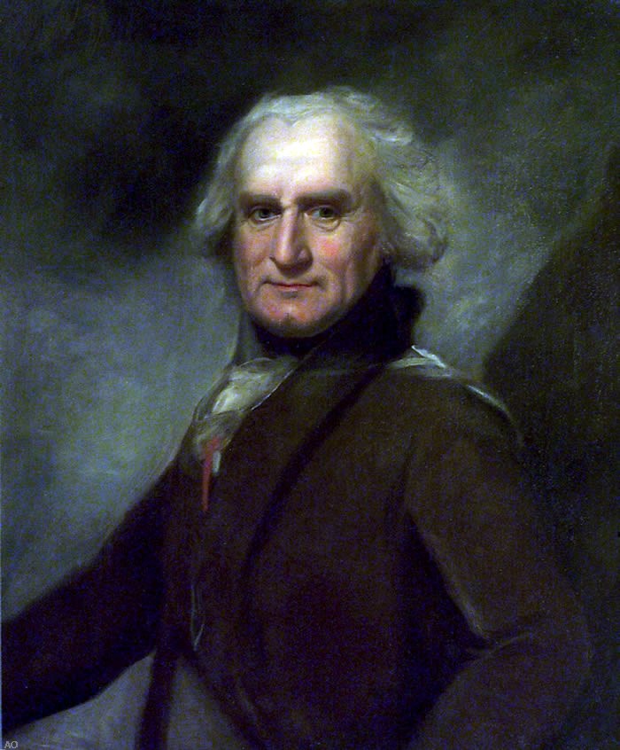  Lemuel Francis Abbott Admiral Alexander Hood, 1727-1814, 1st Viscount Bridport (sketch) - Hand Painted Oil Painting