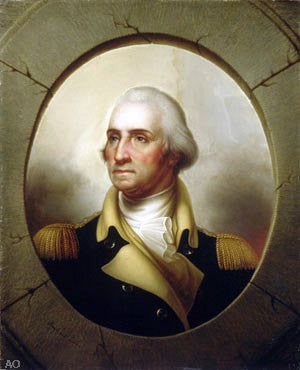  Rembrandt Peale George Washington - Hand Painted Oil Painting