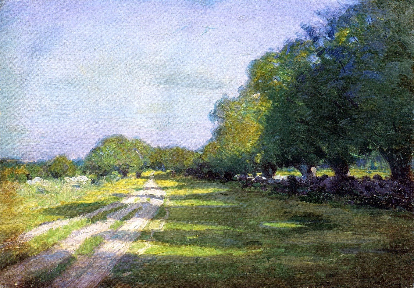 Arthur Wesley Dow The Destroyer - Hand Painted Oil Painting