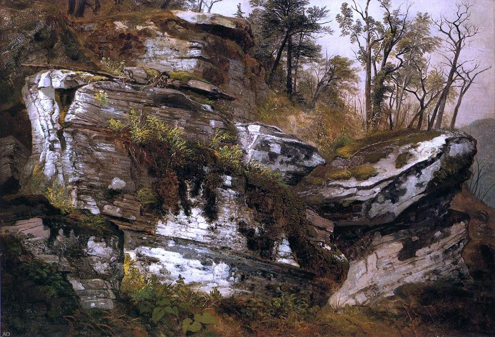 Asher Brown Durand Study at Marbletown, Ulster County - Hand Painted Oil Painting