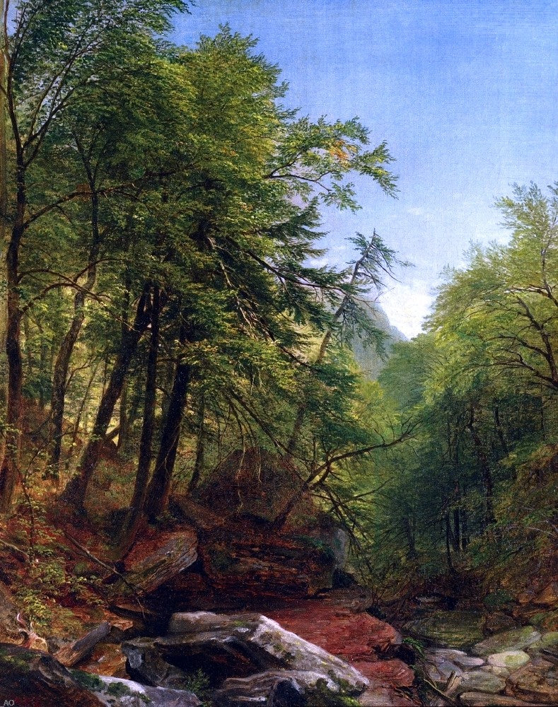 Asher Brown Durand Woodland Scene - Hand Painted Oil Painting
