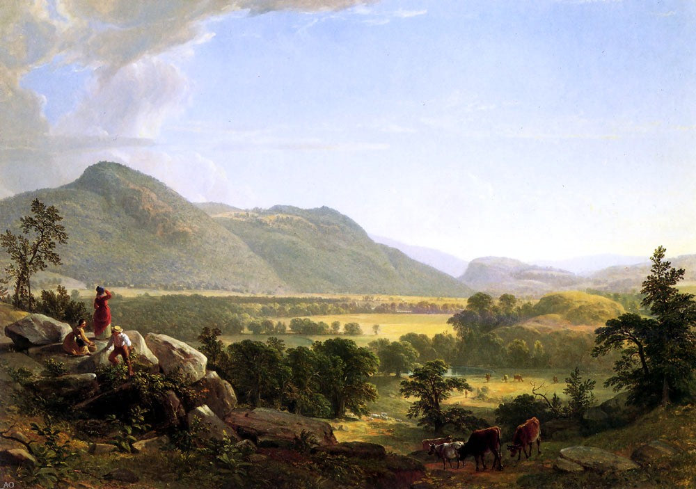  Asher Brown Durand High Point: Shandaken Mountains - Hand Painted Oil Painting
