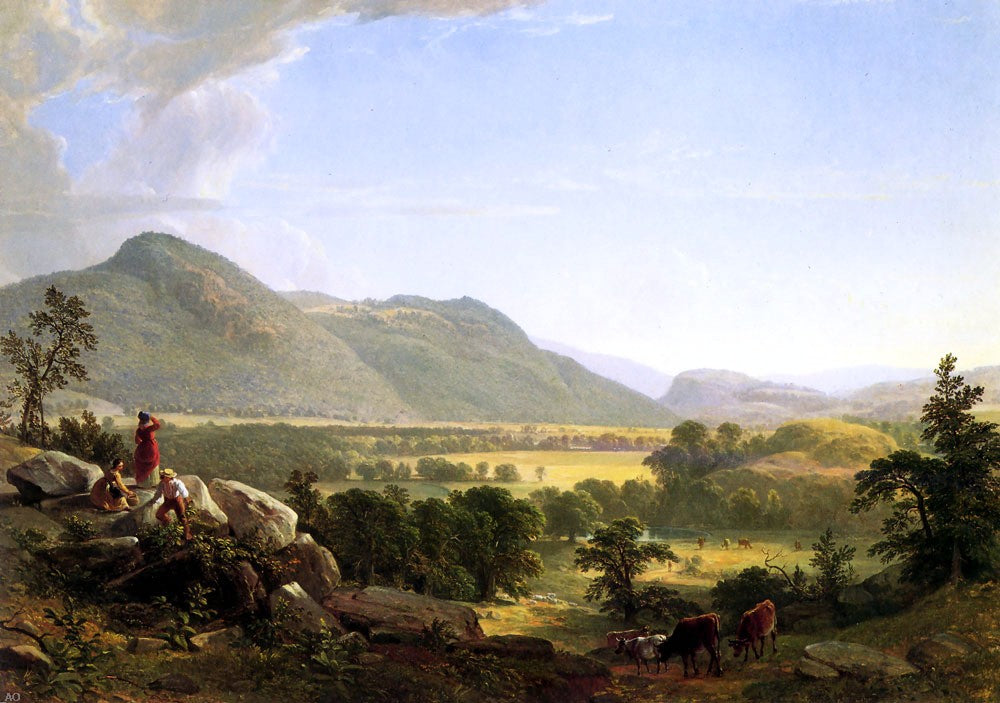 Asher Brown Durand High Point: Shandaken Mountains - Hand Painted Oil Painting