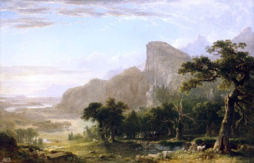 Asher Brown Durand Summer Afternoon - Hand Painted Oil Painting