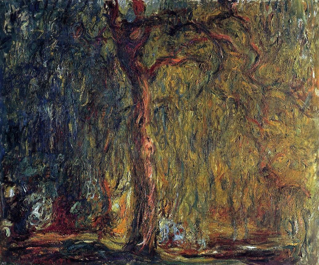 Claude Oscar Monet Weeping Willow - Hand Painted Oil Painting