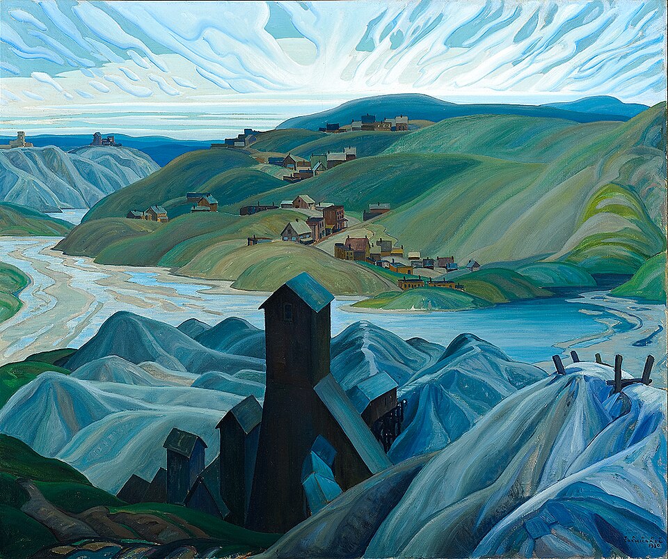 Franklin Carmichael A Northern Silver Mine - Hand Painted Oil Painting