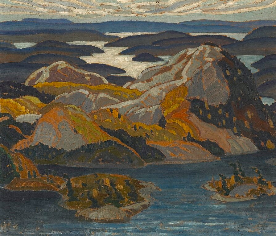Franklin Carmichael Grace Lake - Hand Painted Oil Painting