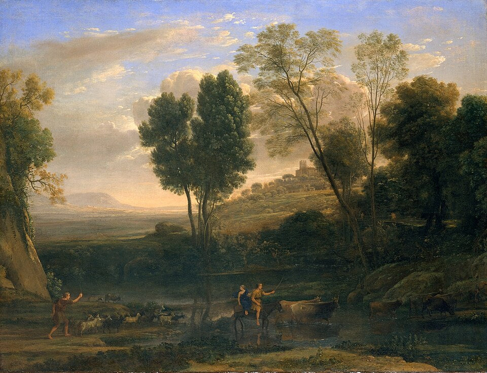 Claude Lorrain Sunrise - Hand Painted Oil Painting