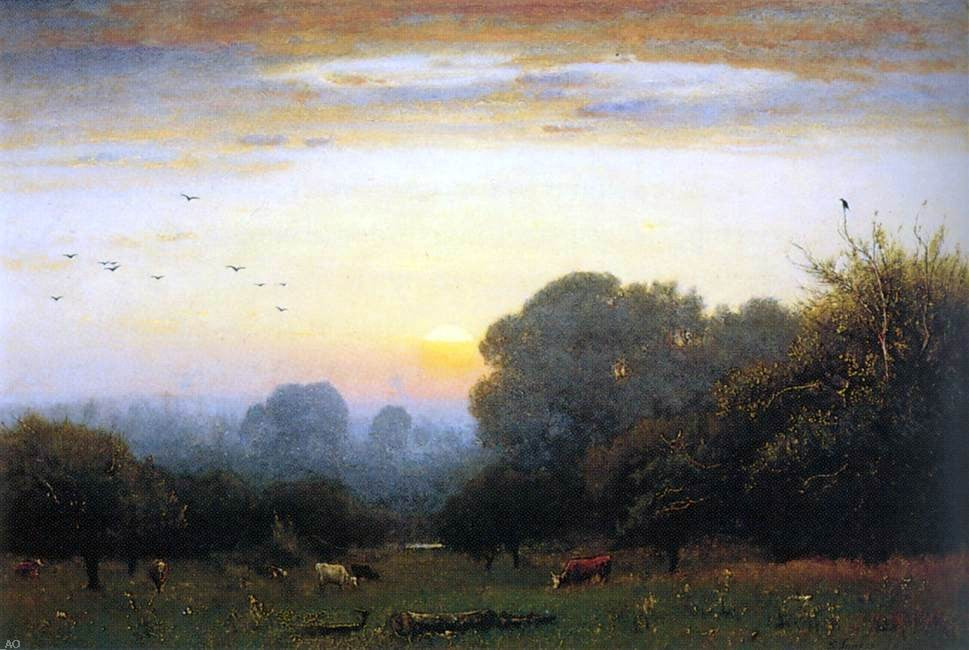 George Inness Morning - Hand Painted Oil Painting