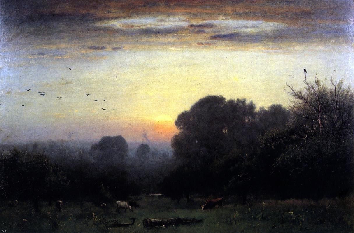 George Inness Morning - Hand Painted Oil Painting