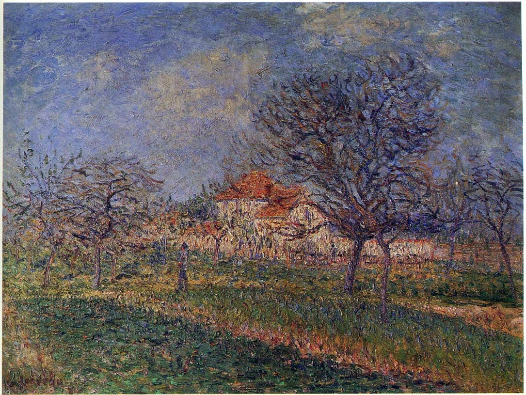 Gustave Loiseau Trees in Bloom - Hand Painted Oil Painting