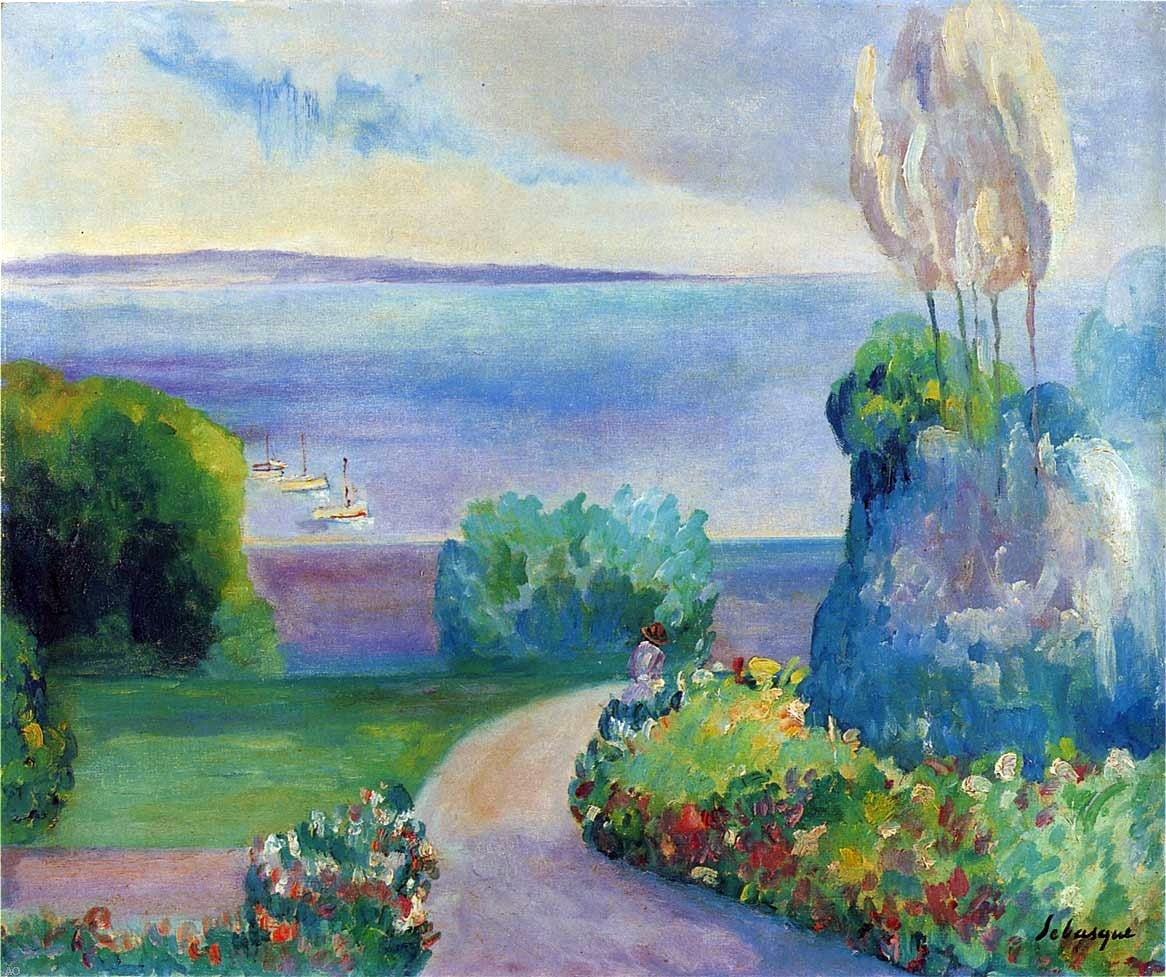 Henri Lebasque Landscape at Prefailles - Hand Painted Oil Painting