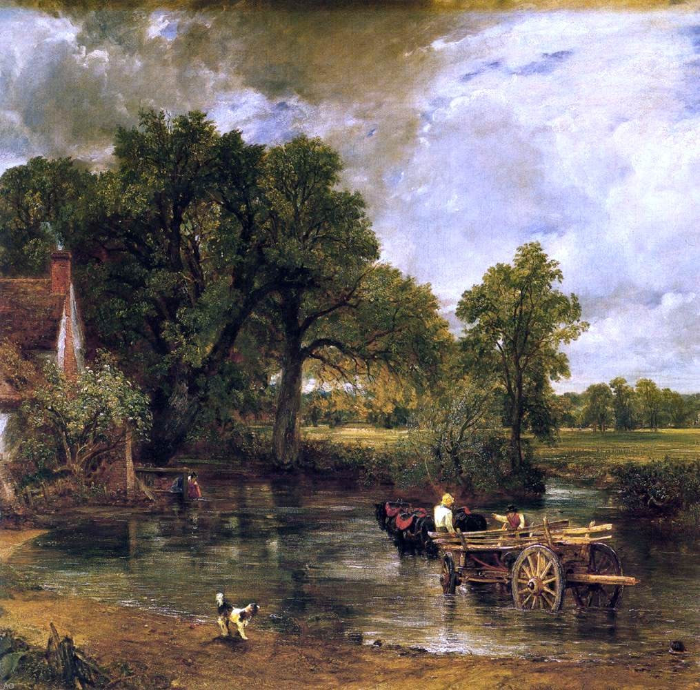 John Constable The Hay-Wain (detail) - Hand Painted Oil Painting