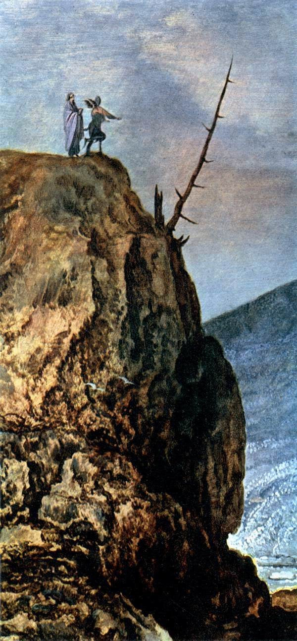 Joos De Momper Landscape with the Temptation of Christ (detail) - Hand Painted Oil Painting