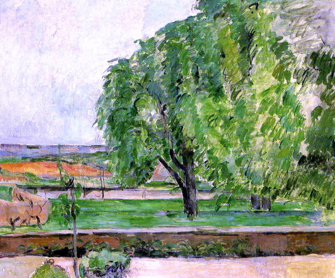 Paul Cezanne Landscape at the Jas de Bouffin - Hand Painted Oil Painting