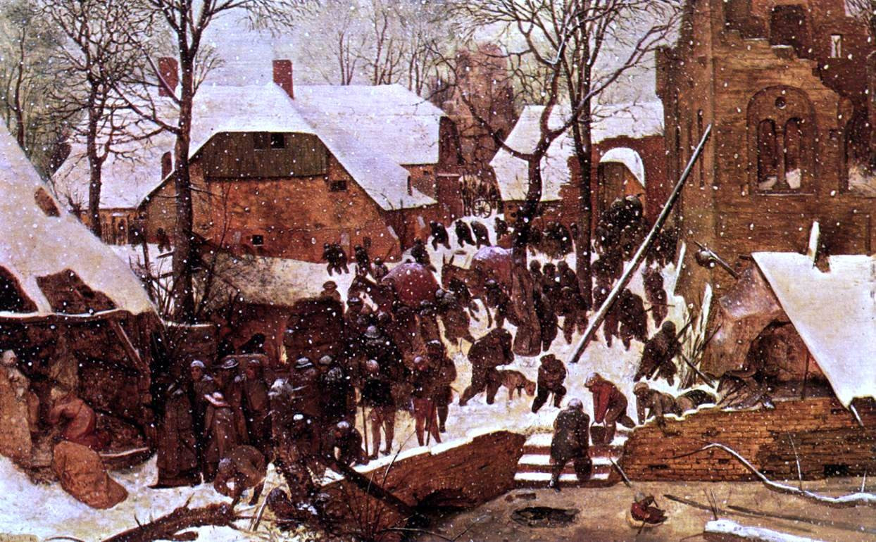 The Elder Pieter Bruegel Adoration of the Kings in the Snow - Hand Painted Oil Painting