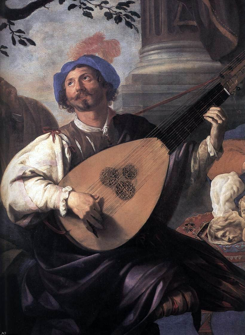 Theodoor Rombouts Allegory of the Five Senses (detail) - Hand Painted Oil Painting