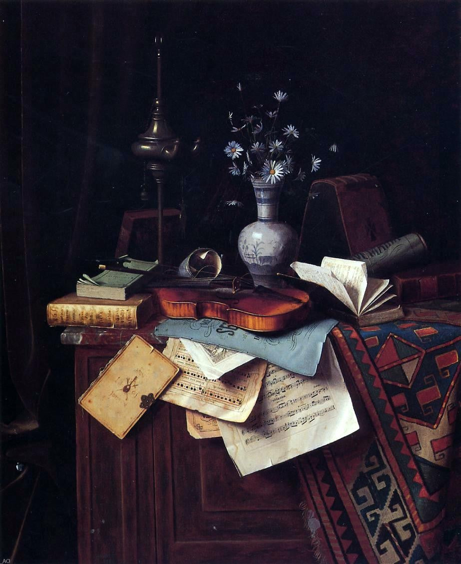 William Michael Harnett Music - Hand Painted Oil Painting