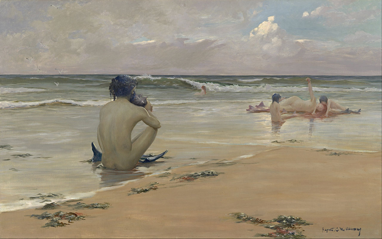 Rupert Bunny Sea Idyll - Hand Painted Oil Painting