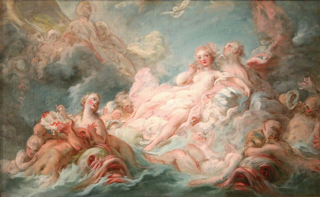 Jean-Honore Fragonard The Birth of Venus - Hand Painted Oil Painting