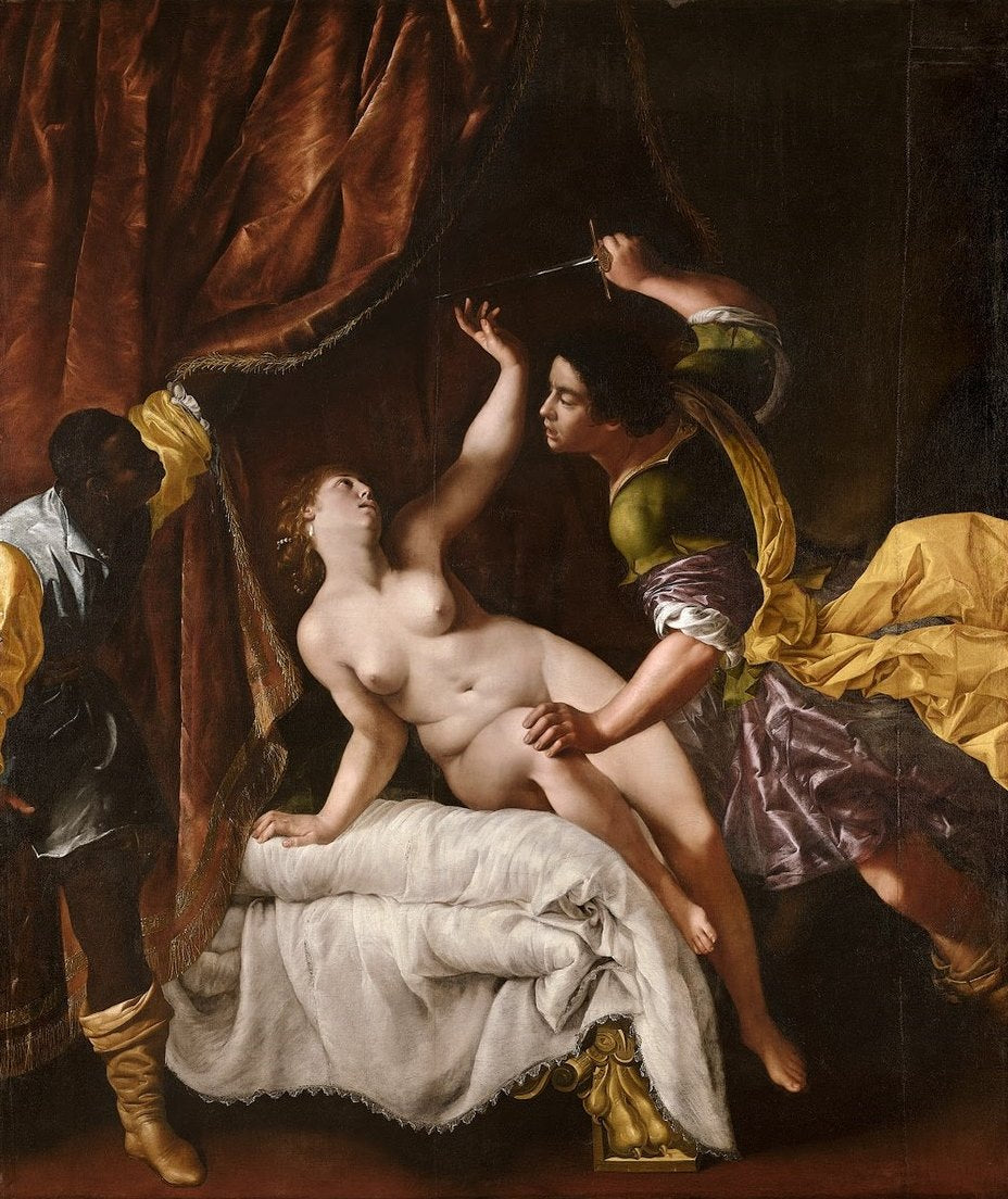 Artemisia Gentileschi Lucretia II - Hand Painted Oil Painting