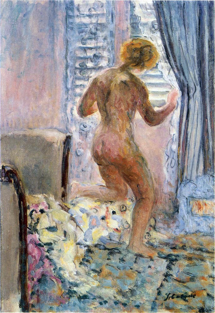 Henri Lebasque Nude by a window - Hand Painted Oil Painting