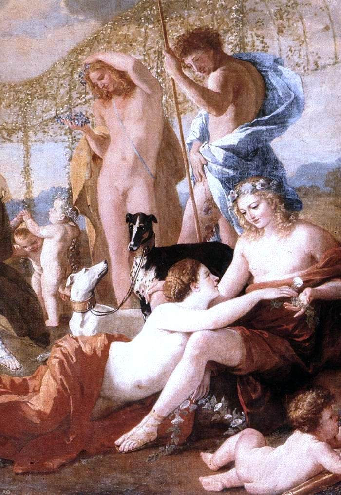 Nicolas Poussin The Empire of Flora (detail) - Hand Painted Oil Painting