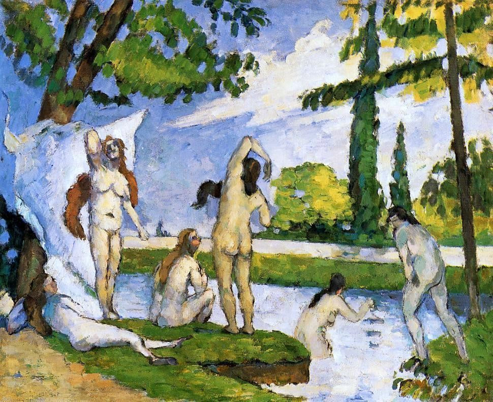  Paul Cezanne Bathers - Hand Painted Oil Painting