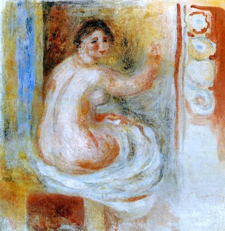 Pierre Auguste Renoir Nude - Hand Painted Oil Painting