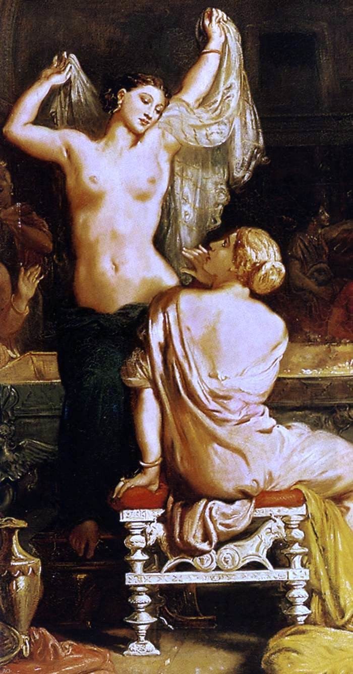 Theodore Chasseriau The Tepidarium (detail) - Hand Painted Oil Painting