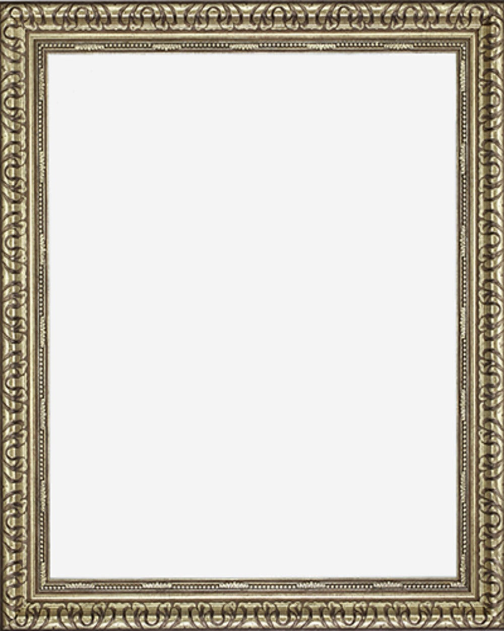 Silver Finish Picture Frame, 2 3/8" wide