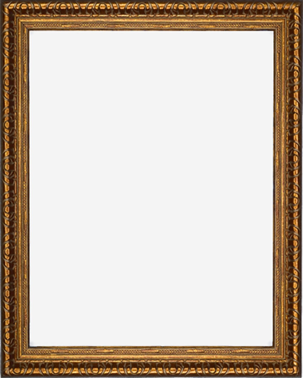 Copper Finish Picture Frame, 2 3/8" wide
