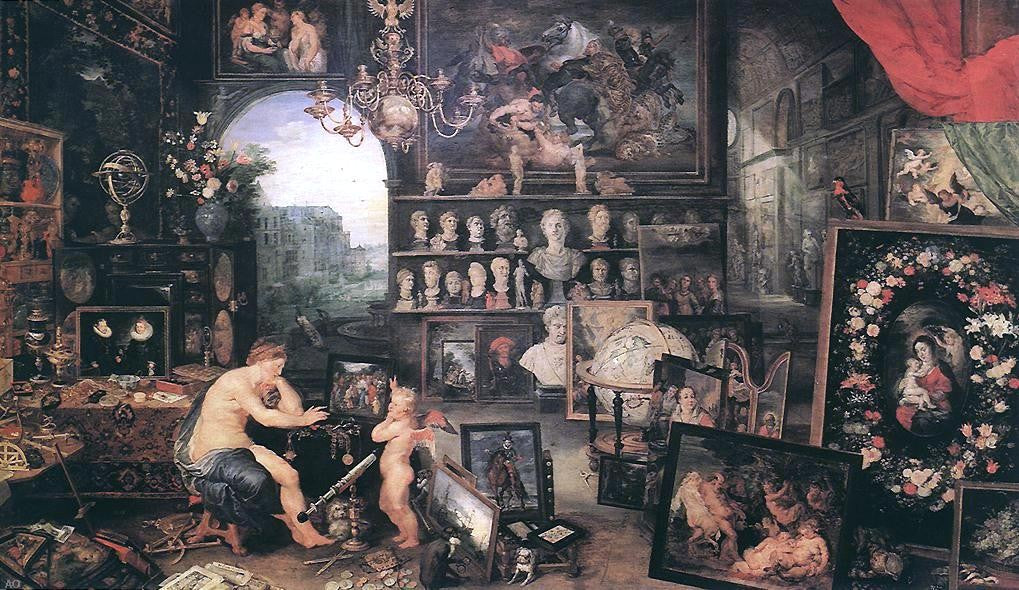 The Elder Jan Brueghel The Sense of Sight - Hand Painted Oil Painting