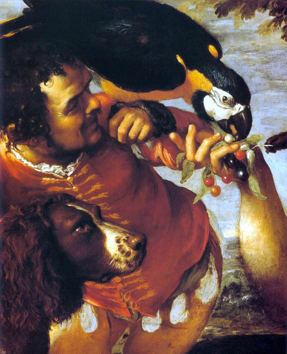 Agostino Carracci Hairy Harry, Mad Peter and Tiny Amon (detail) - Hand Painted Oil Painting