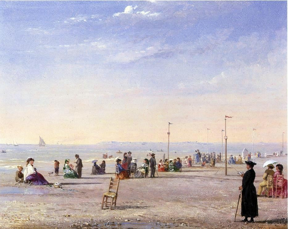 Conrad Wise Chapman Trouville - Hand Painted Oil Painting