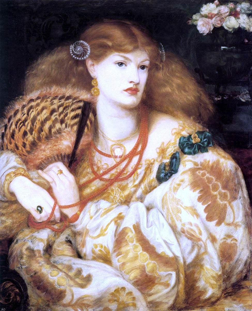 Dante Gabriel Rossetti Monna Vanna - Hand Painted Oil Painting