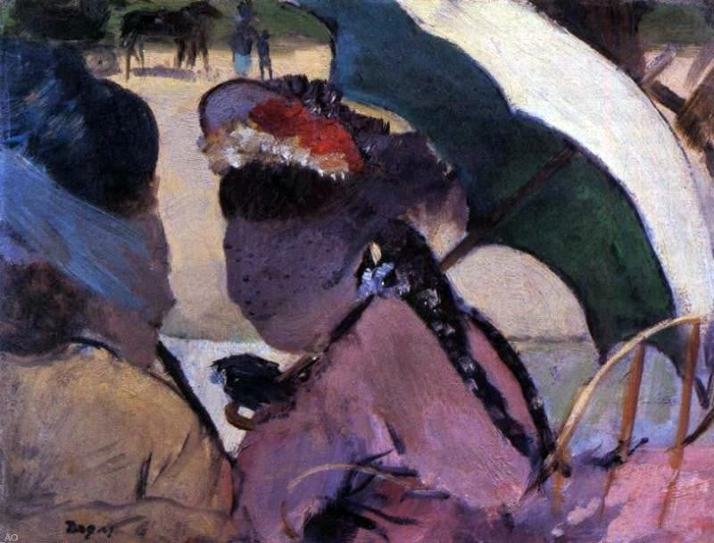 Edgar Degas At the Races - Hand Painted Oil Painting