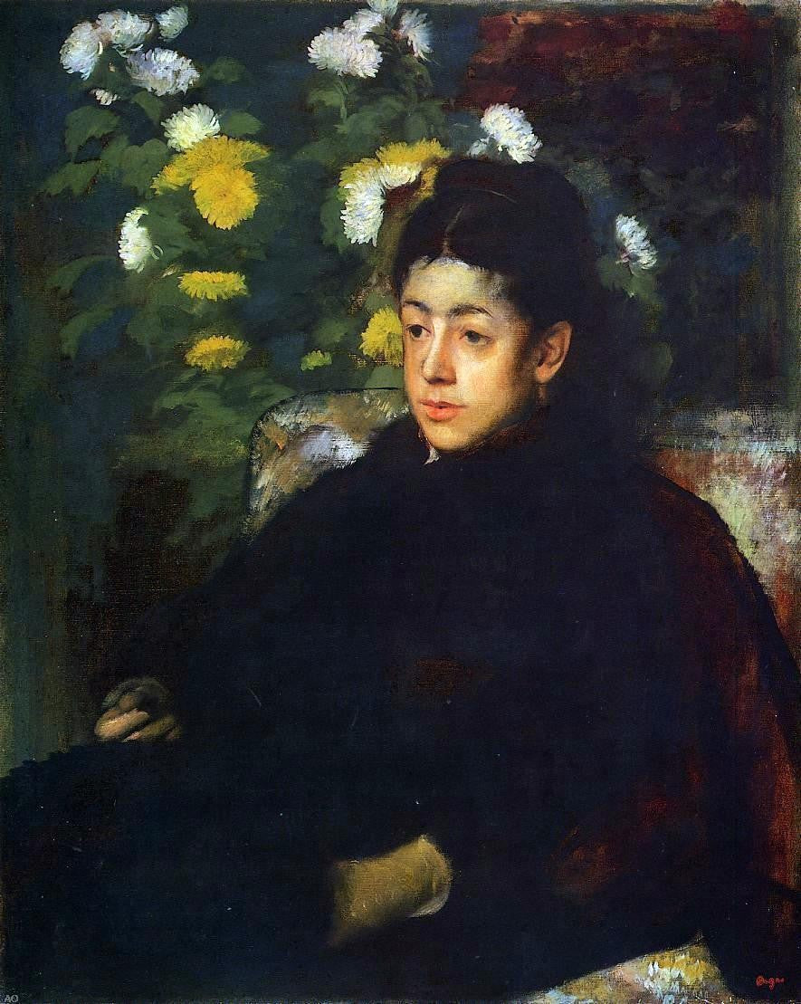 Edgar Degas Mademoiselle Malo - Hand Painted Oil Painting