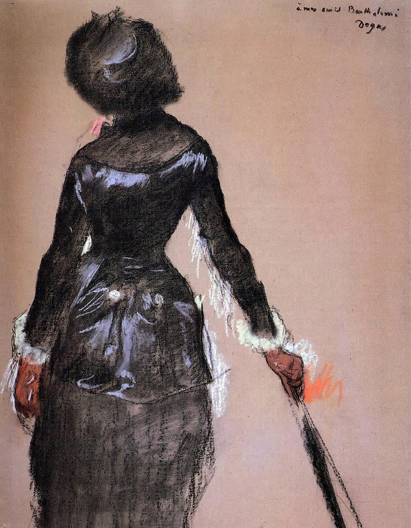 Edgar Degas Mary Cassatt at the Louvre (study} - Hand Painted Oil Painting