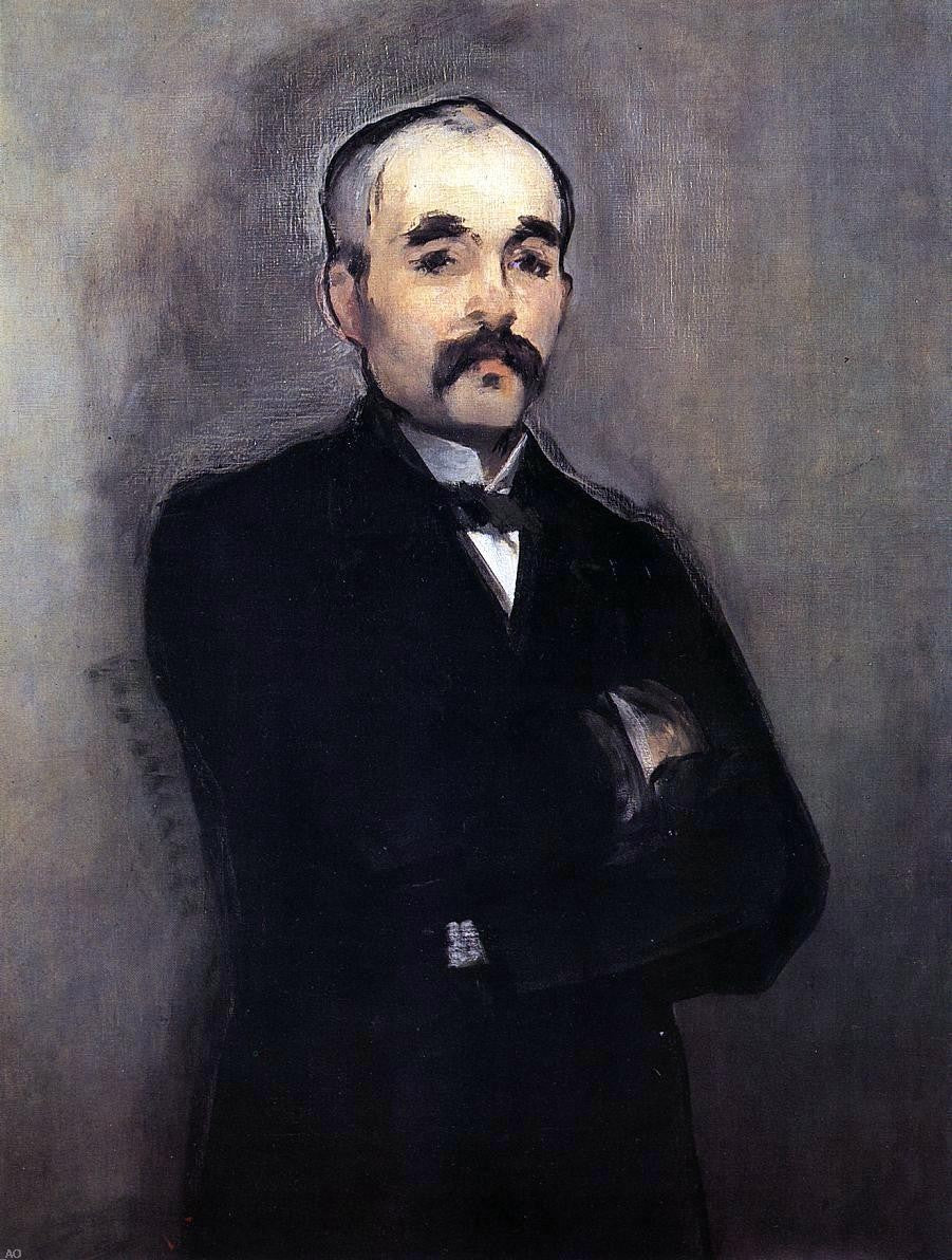 Edouard Manet Portrait of Clemenceau - Hand Painted Oil Painting