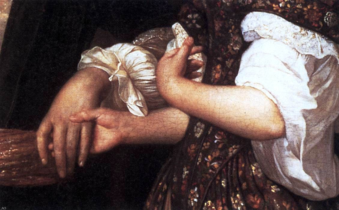 Eglon Van der Neer Elegant Couple in an Interior (detail) - Hand Painted Oil Painting