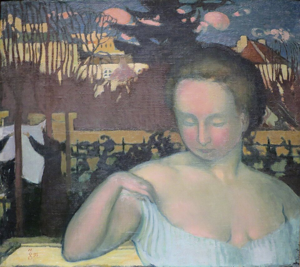 Maurice Denis Portrait of Marthe - Hand Painted Oil Painting