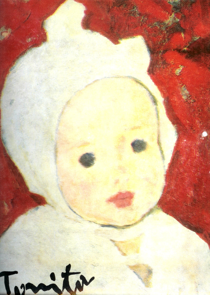 Nicolae Tonitza Portrait of a Child - Hand Painted Oil Painting