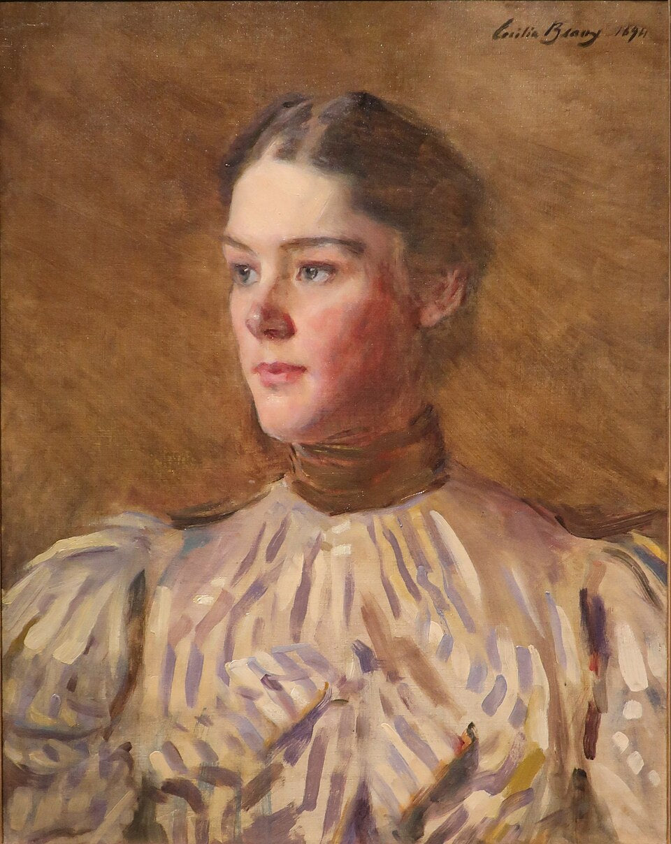 Cecilia Beaux Self-Portrait - Hand Painted Oil Painting
