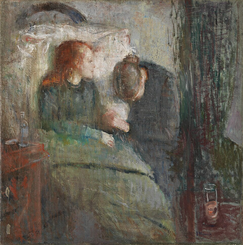 Edvard Munch The Sick Child, The Original Version - Hand Painted Oil Painting